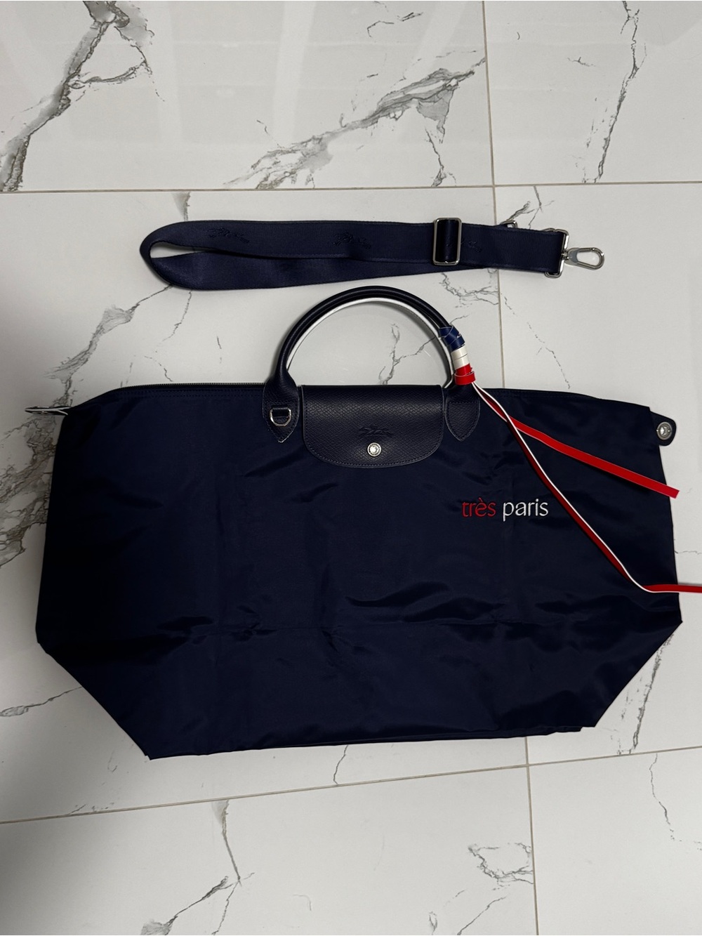 Longchamp L Travel Tote Tres Paris Limited Edition